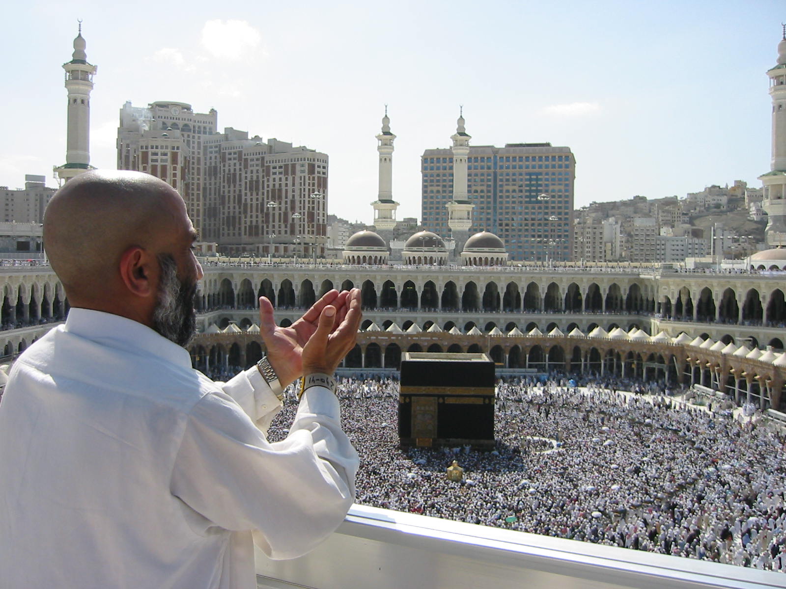 Vue de la Qaaba a la mecque